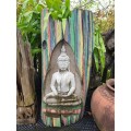 Teak wood Buddha carving